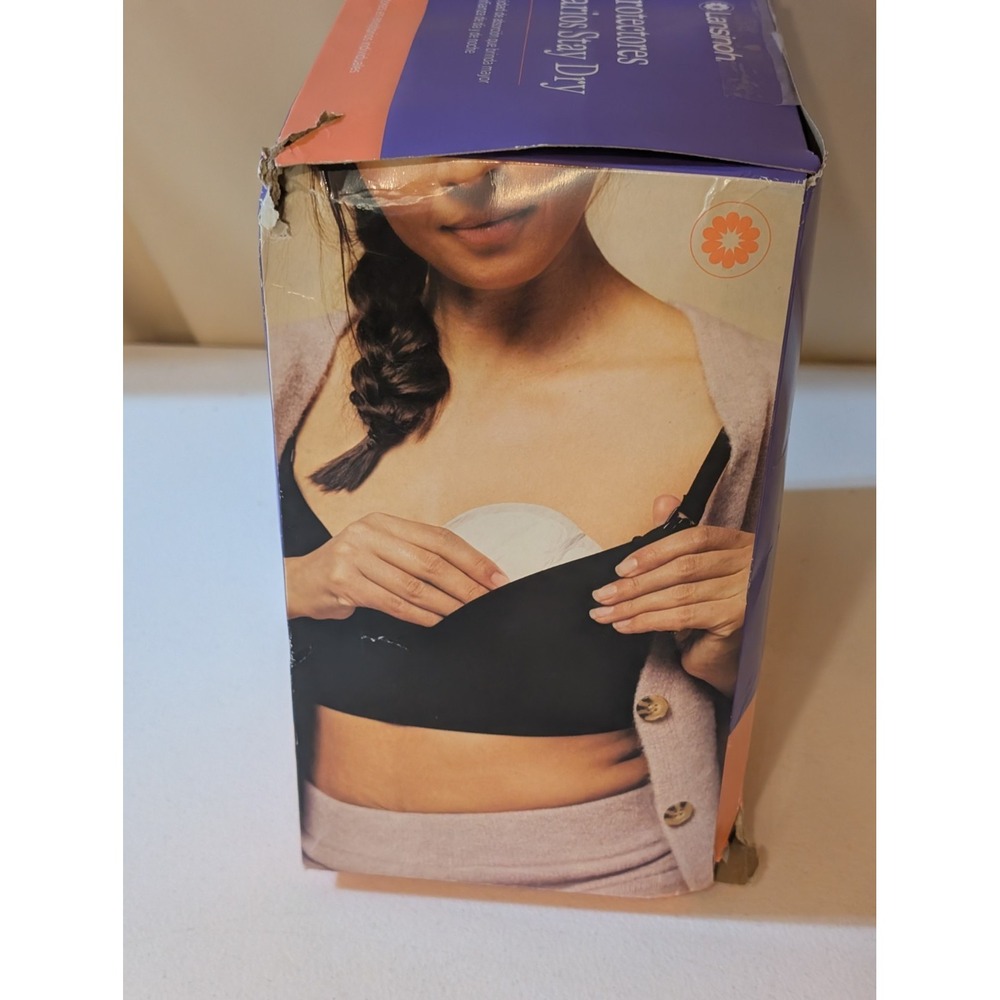 LANSINOH Stay Dry Nursing Pads 200 Ct Individually Wrapped – Distressed‎ Box - Picture 4 of 6